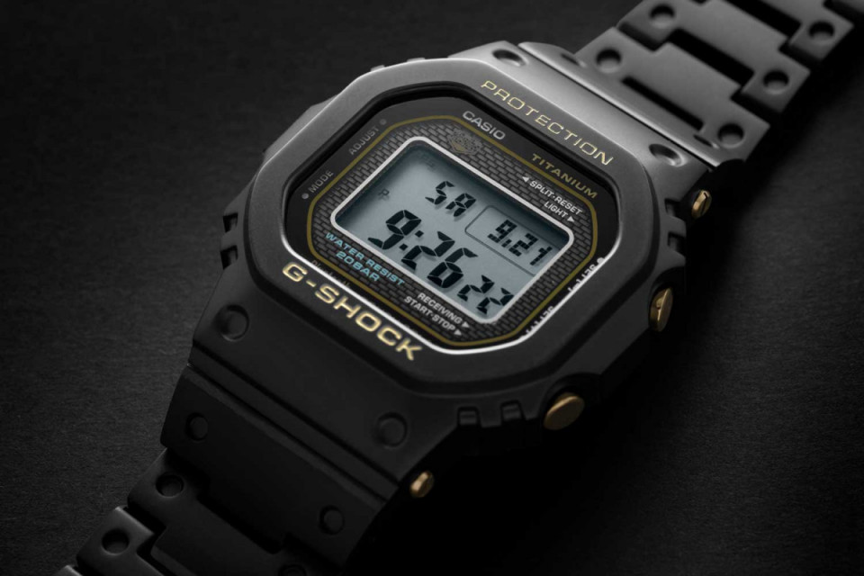 G-SHOCK GMW-B5000系列再推全新升級鈦金屬材質