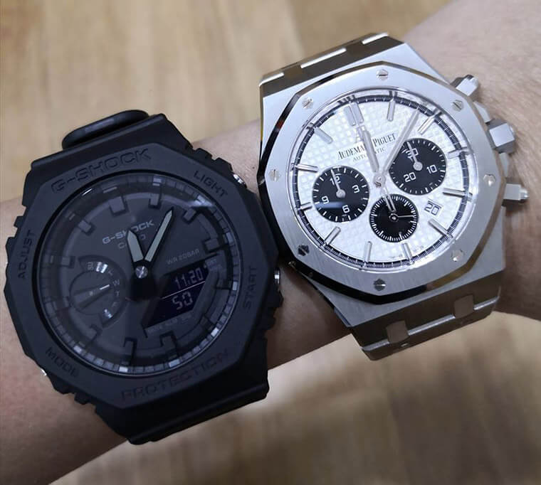 爱彼皇家橡树太经典入手不易 先来只G-SHOCK农家橡树过过癮