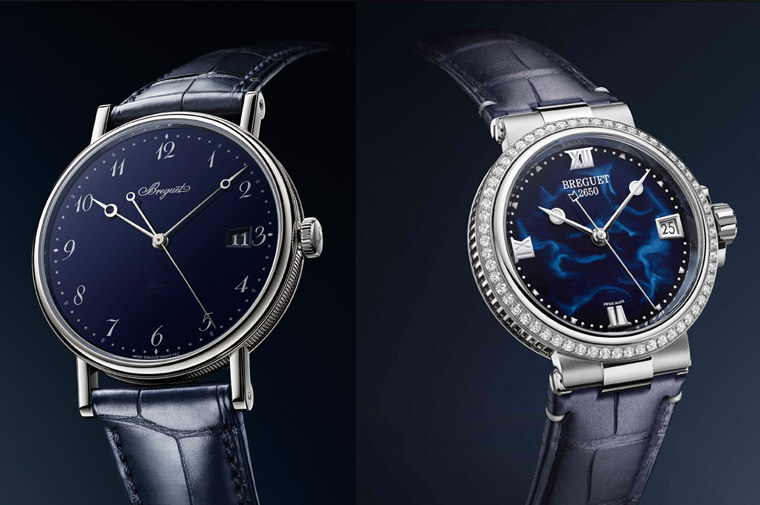 宝璣在2019年新品中尽情演绎不同蓝色面盘工艺 男表女表各有千秋