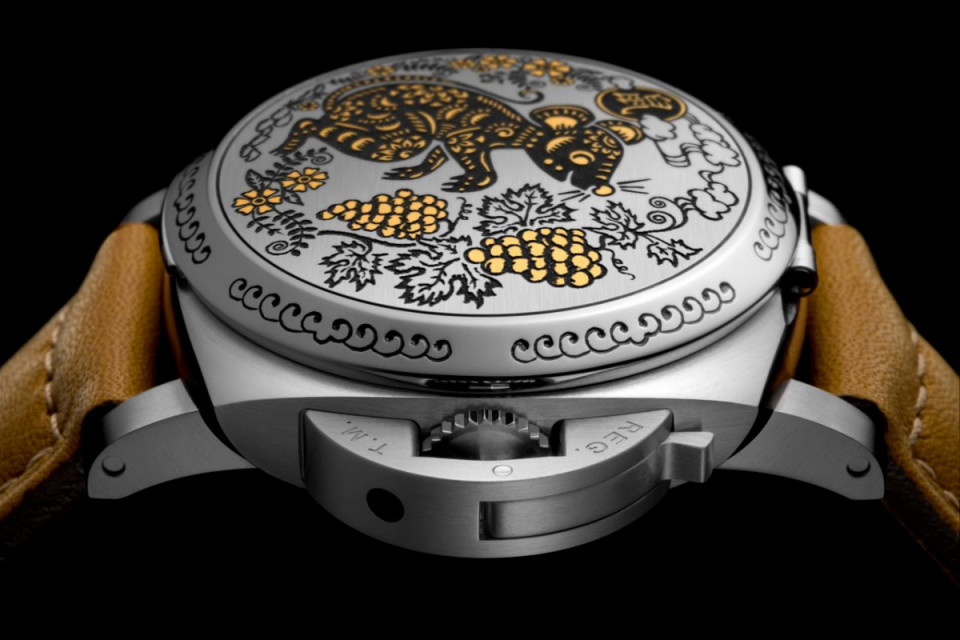 沛納海演繹中國鼠年生肖推出特別版Luminor Sealand特別版PAM00863