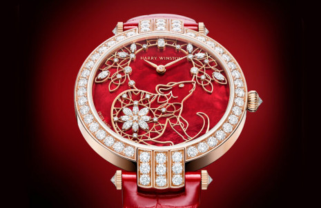 海瑞温斯顿Premier系列鼠年生肖表重新诠释传统剪纸艺术