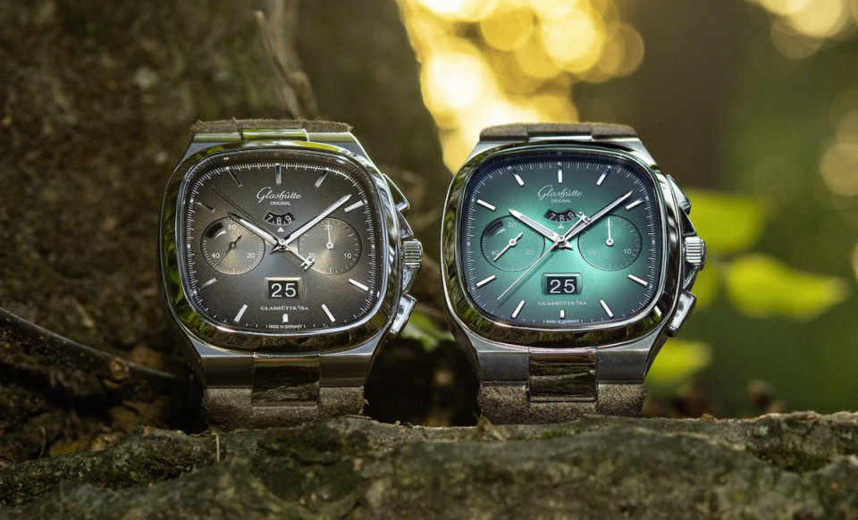 格拉苏蒂原创全新七零年代大日期计时表演绎面盘渐层配色之美