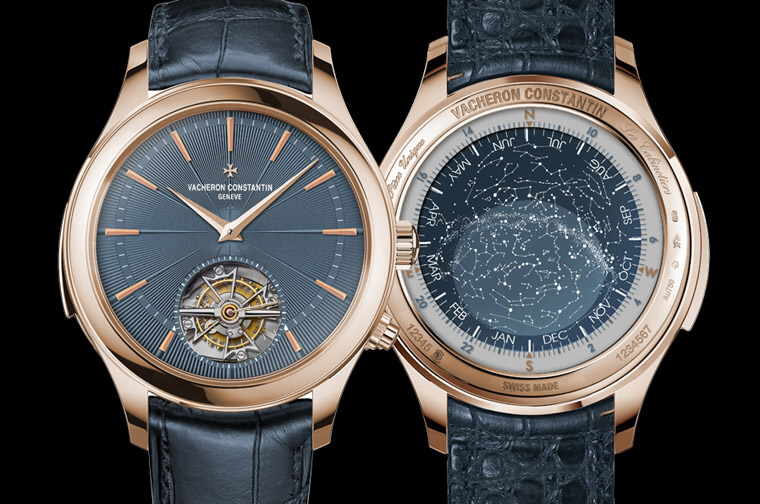 江詩丹頓閣樓工匠三問陀飛輪星空圖腕錶融合多種複雜工藝