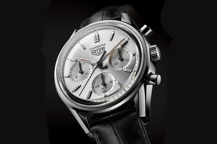 泰格豪雅為慶祝Carrera 160週年推出銀色限量版計時錶