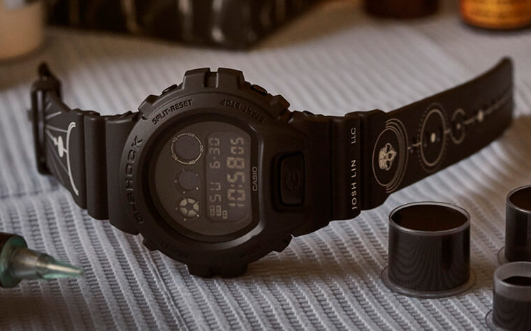 G-SHOCK与刺青师Josh Lin打造鼠年限定表DW-6900BBTNY