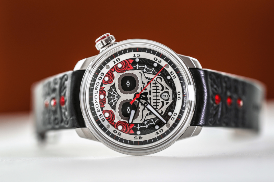 BOMBERG炸弹表BB-01卡拉维拉骷髏表诠释墨西哥文化对死亡的态度