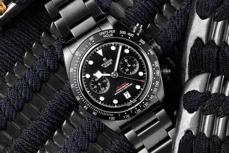 Black Bay计时码表有全黑PVD版 限量数隐含帝舵向纽西兰黑衫军致敬之意