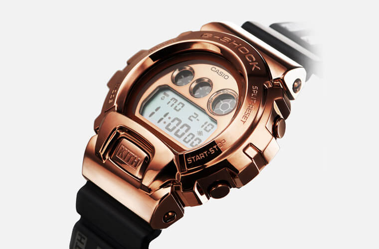 G-SHOCK宣布与潮牌KITH展开伙伴关系 推出首款採用金属表圈设计的GM-6900