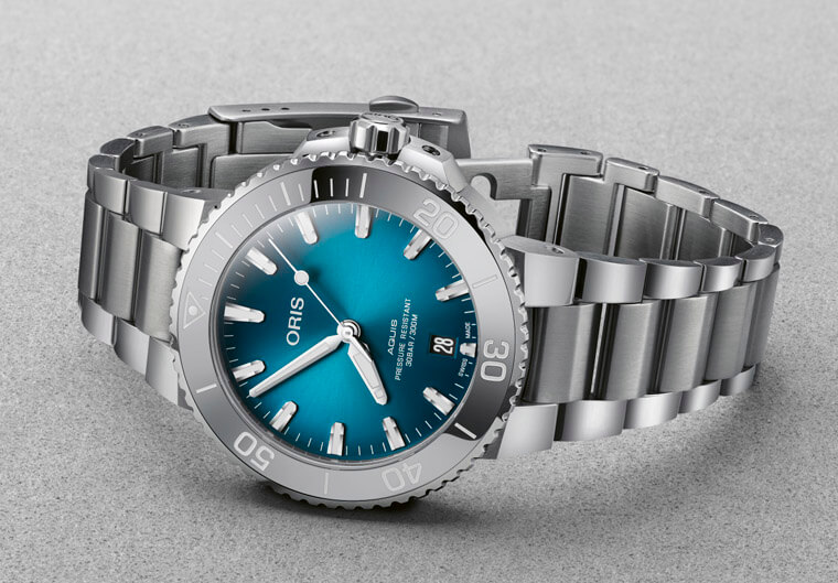 ORIS再推出新配色Aquis Date潜水表