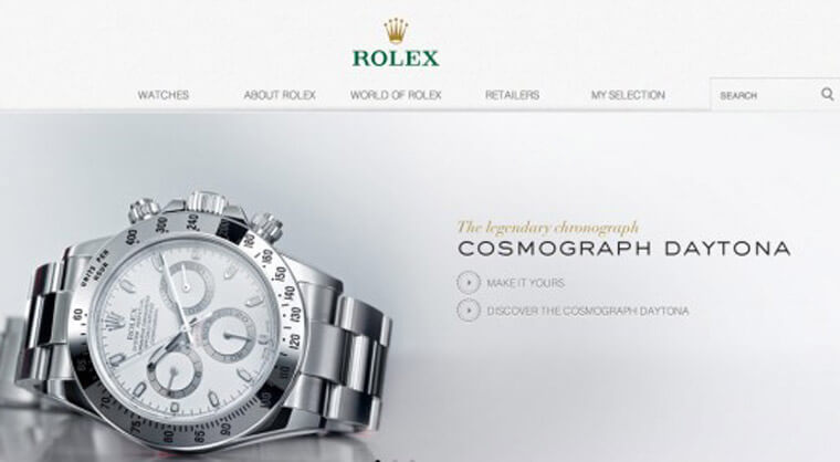 勞力士官網不見了！？ 