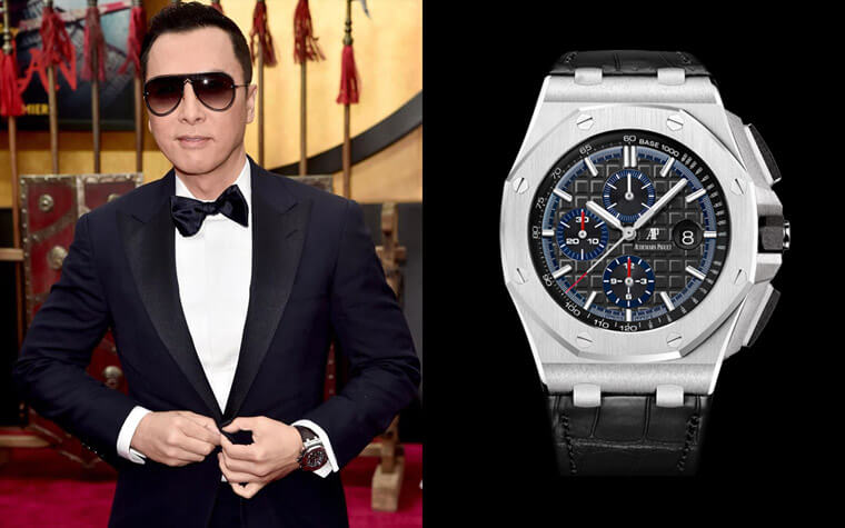 甄子丹出席花木蘭首映 手戴稀有AP愛彼計時錶