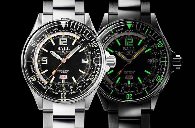 BALL WATCH重新設計推出規格更強的Engineer Master II Diver Worldtime