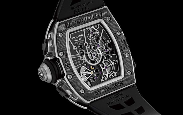 RICHARD MILLE RM 62-01打破传统闹铃表印象 改用震动提示时间