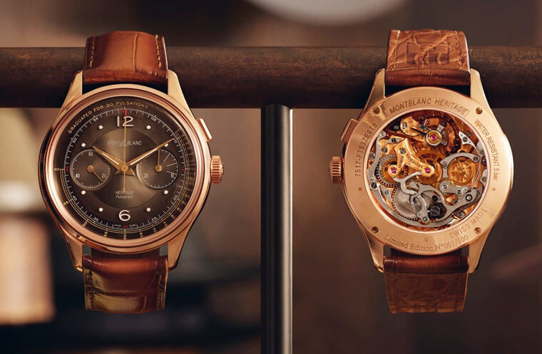 万宝龙Heritage自制机芯脉搏计时表彰显时尚复古格调
