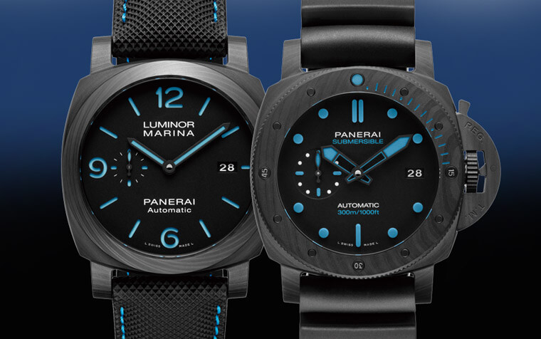 沛納海獨門Carbotech碳纖維複合材質讓Luminor或Submersible變得有型堅固又輕盈