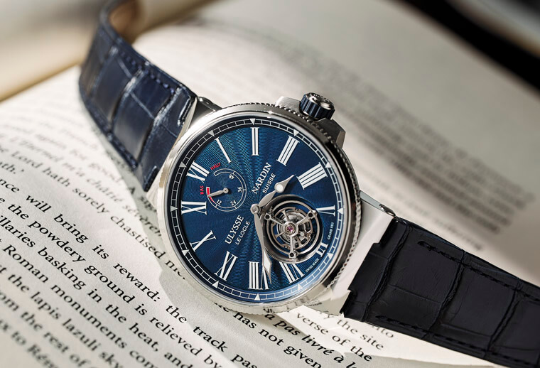 雅典表Marine Tourbillon展现陀飞轮加大明火珐琅面盘的高规格工艺境界