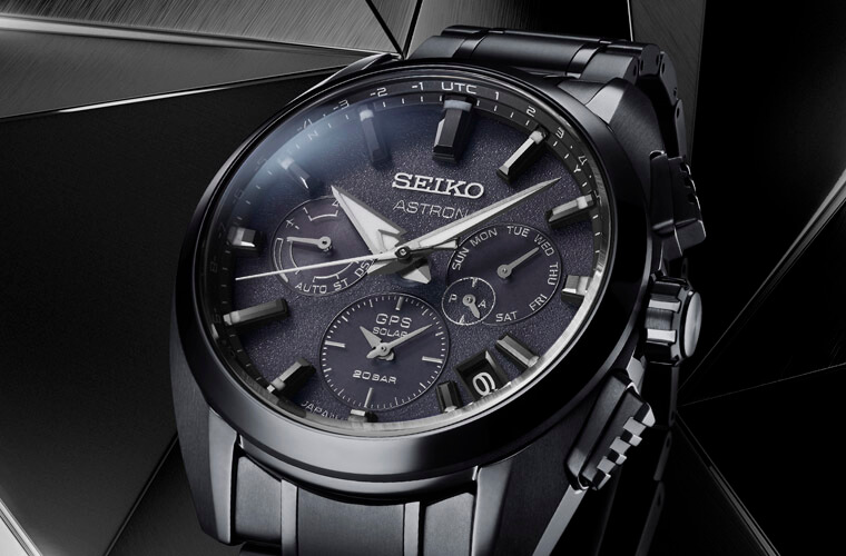 SEIKO Astron GPS Solar钛金属手表搭载品牌5X53双时区机芯 展现高度实用性