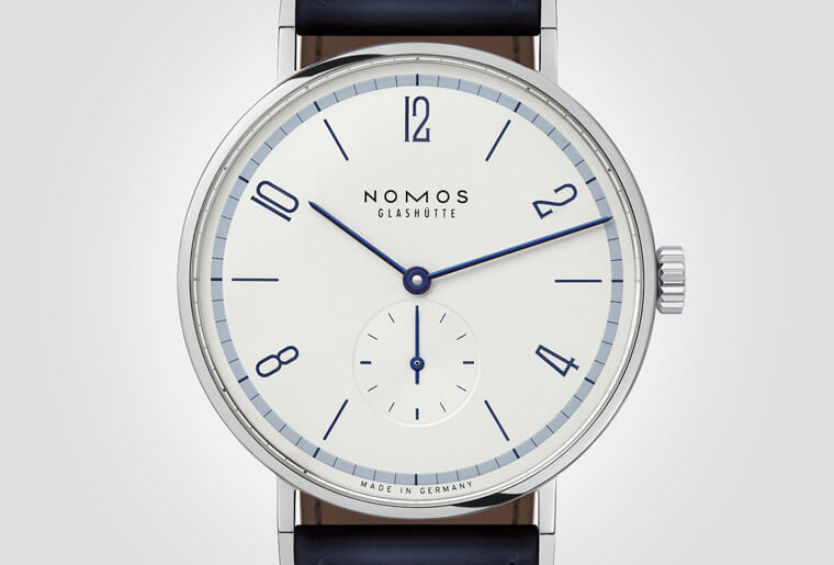 NOMOS新推Tangente日本四季系列 夏季以清爽白蓝配色呈现
