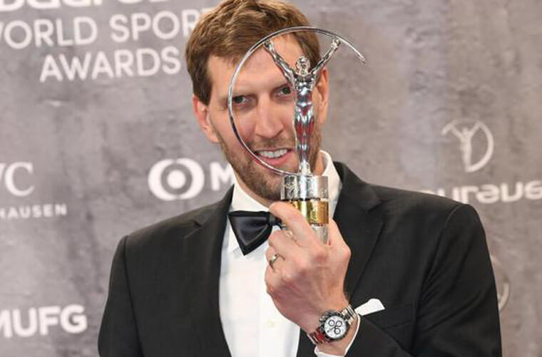 NBA传奇德国坦克Nowitzki原来也爱这款劳力士运动表