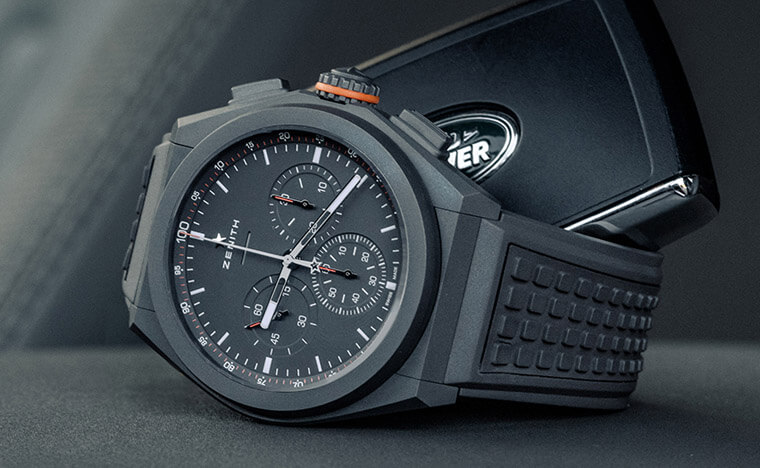 真力时与LAND ROVER联手推出全新Defy El Primero 21限量计时表