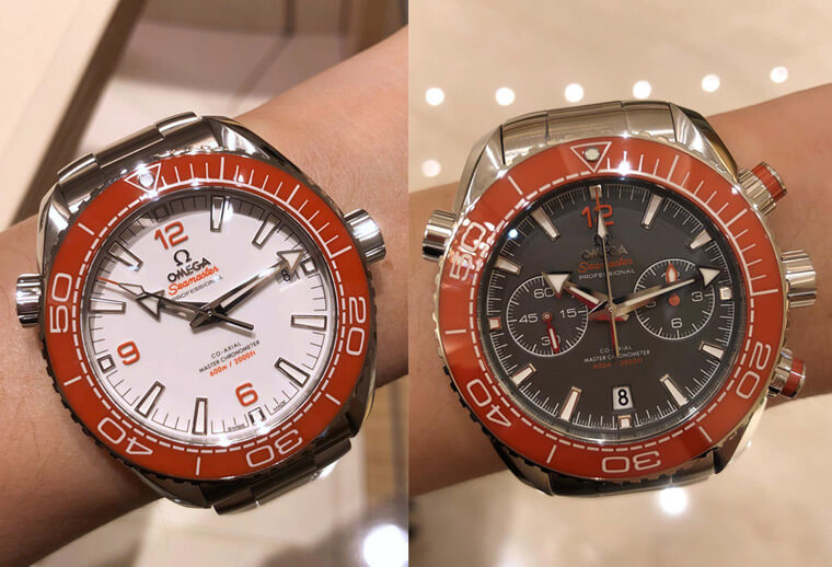 欧米茄橘海马潜水表换上陶瓷材质更耐刮