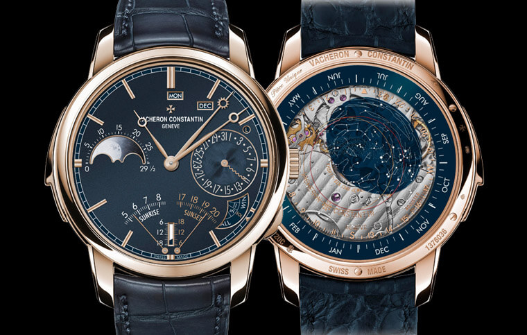江詩丹頓閣樓工匠系列新出一款具有三問、萬年曆和時間等式的雙面錶 複雜度和錶殼厚度不成正比