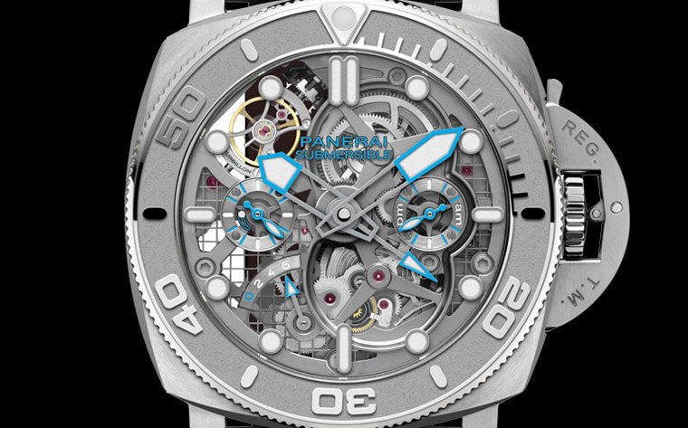 沛納海1108是Submersible系列首款陀飛輪 不鏽鋼錶殼蘊含環保理念