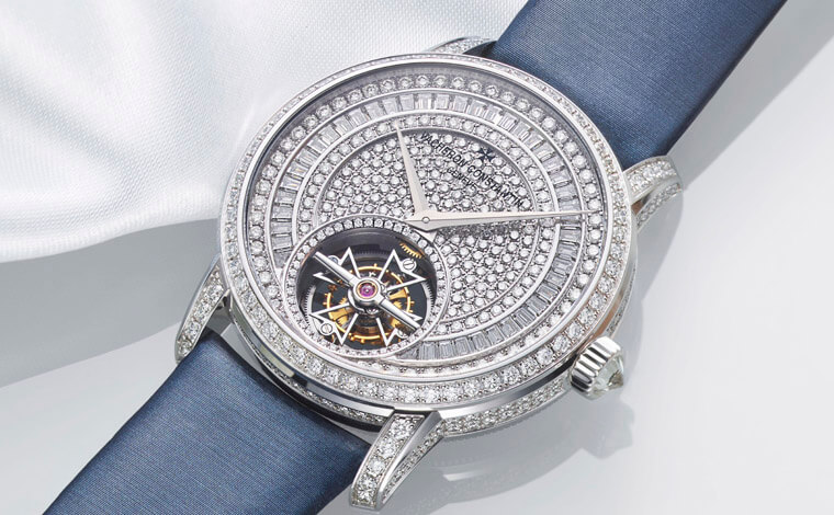 江诗丹顿于Traditionnelle系列中首度推出自动上链陶饞軮女表