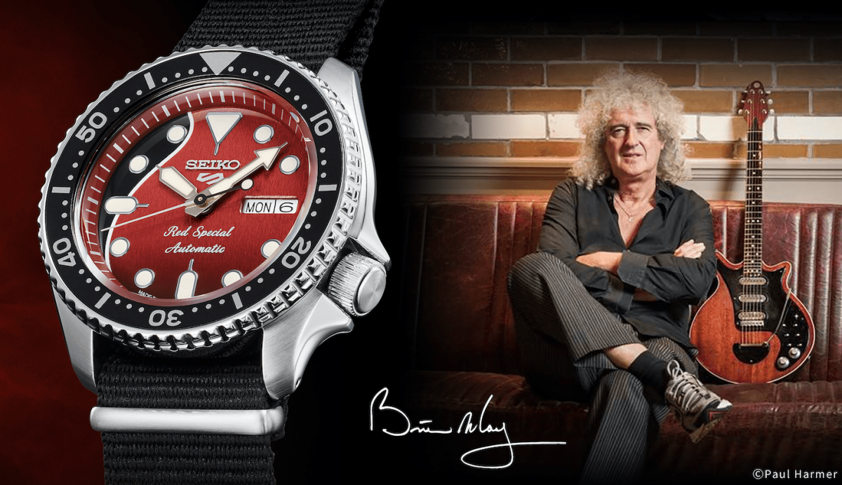 SEIKO攜手傳奇樂團Queen吉他手Brian May推出聯名錶款