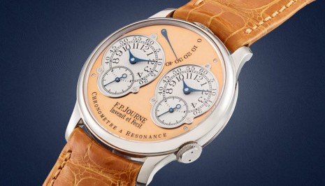 蘇富比線上拍賣F.P JOURNE、伯爵主題手錶 成交價格最高的是超過台幣800萬的恆定動力陀飛輪