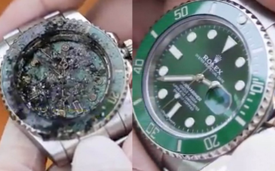 修錶師巧手讓綠水鬼浴火重生