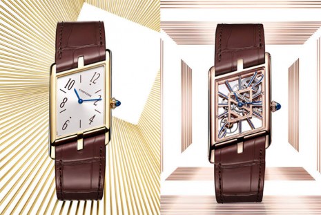 卡地亞Tank Asymétrique系列限量復刻超特別菱形錶殼設計