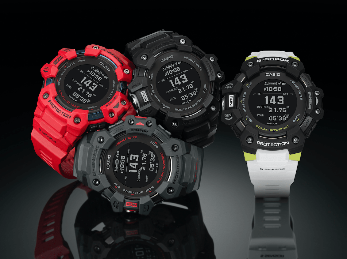 G-SHOCK全新GBD-H1000系列是拥有心率侦测和GPS卫星定位的智慧表
