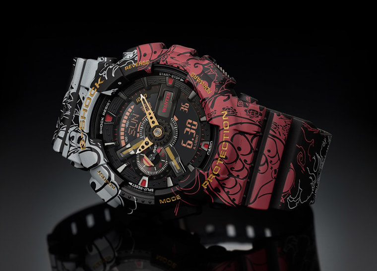 G-SHOCK x 海贼王第四代联名表表面细节超多航海王鲁夫霸气外露- 世界腕