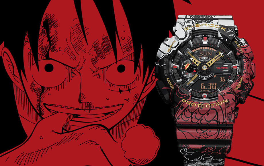G-SHOCK x 海賊王第四代聯名錶 表面細節超多航海王魯夫霸氣外露