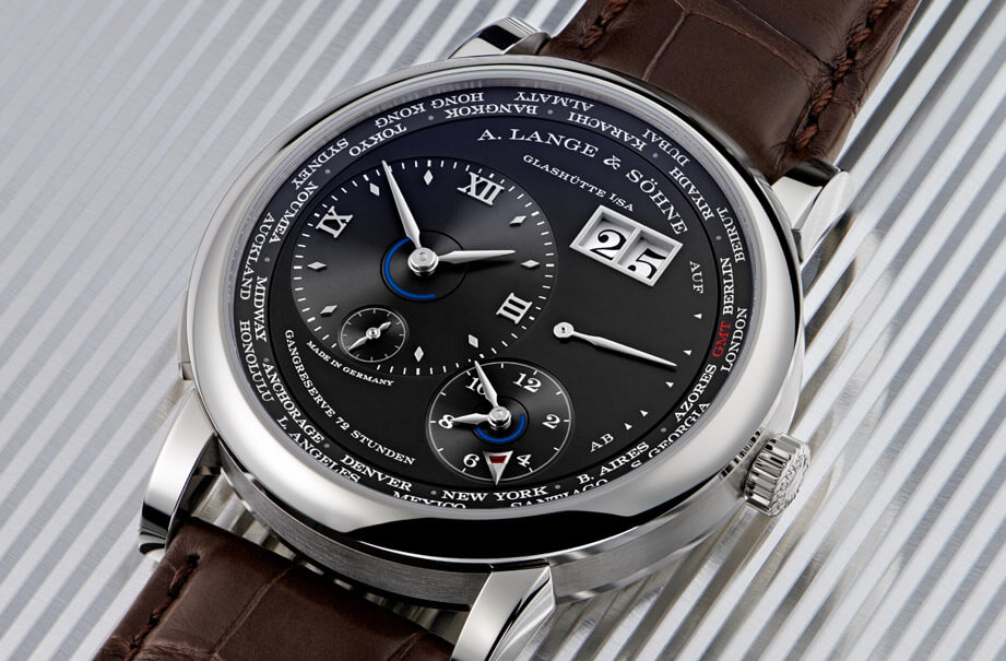 朗格Lange 1 Time Zone搭载新款机芯新增带有夏令时间的两地时间功能