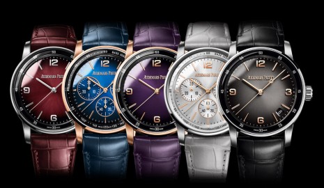 愛彼CODE 1159大三針和計時錶各推出5款新色漆藝面盤