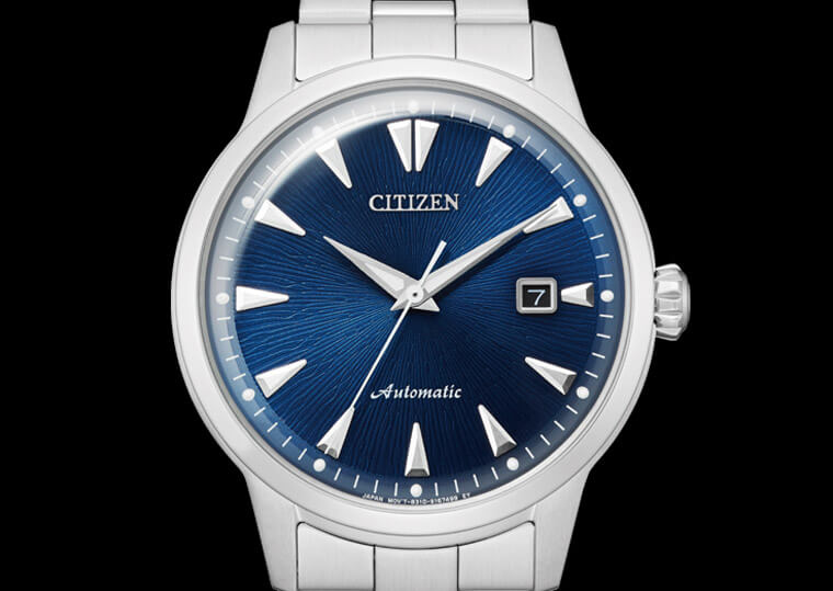 CITIZEN新款机械表灵感来自曾随着黑潮旅行的Parawater手表