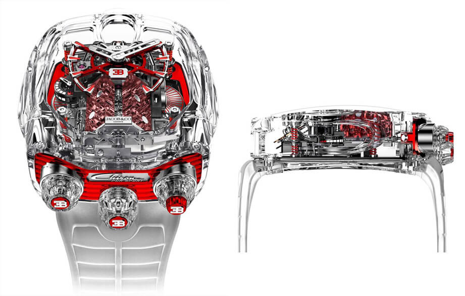 布加迪凯龙陀飞轮又来了，这次透明水晶无敌狂！