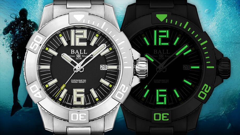BALL WATCH千米潛水錶現身！最高規格5大亮點