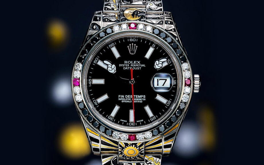 劳力士黑化艺术  疯狂DJ米老鼠