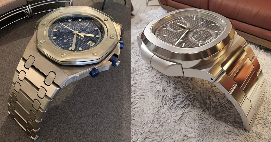 看到都想要的 AP、PP、勞力士名錶咖啡桌