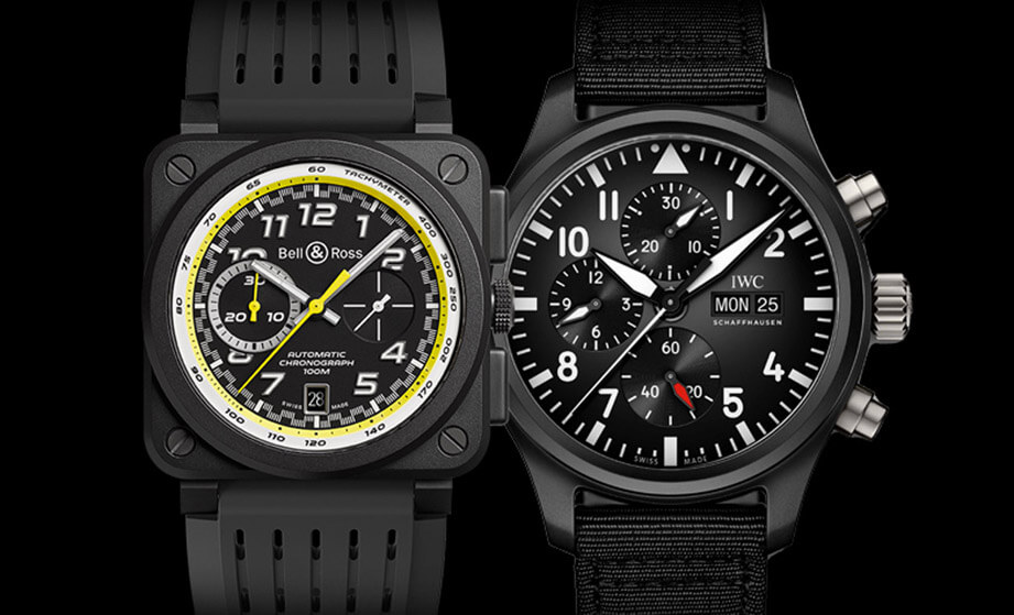 20万左右想买有个性的黑陶瓷计时表  柏莱士、万国二款比较