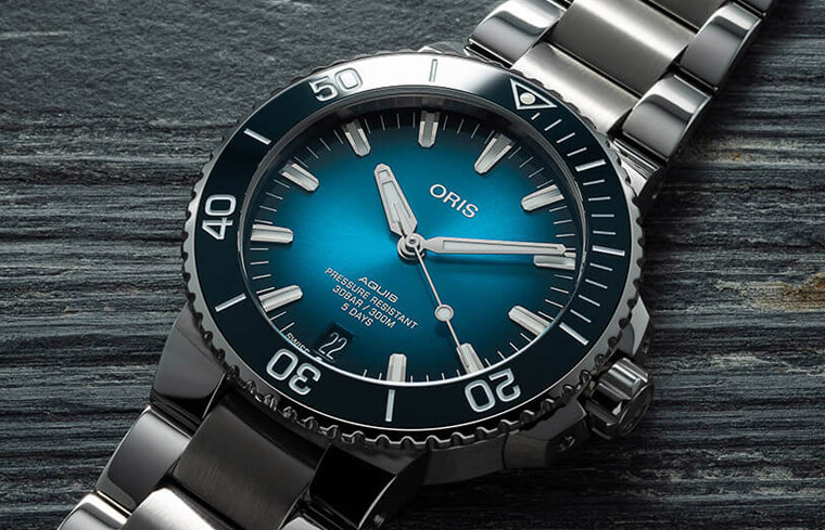 ORIS Aquis日期錶搭載十年保固新機芯 價格讓人有驚喜感