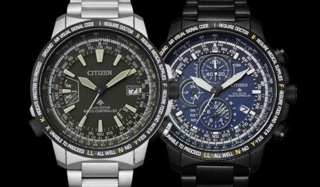 CITIZEN Promaster飛行錶分別搭載兩款光動能電波機芯展現專業機能