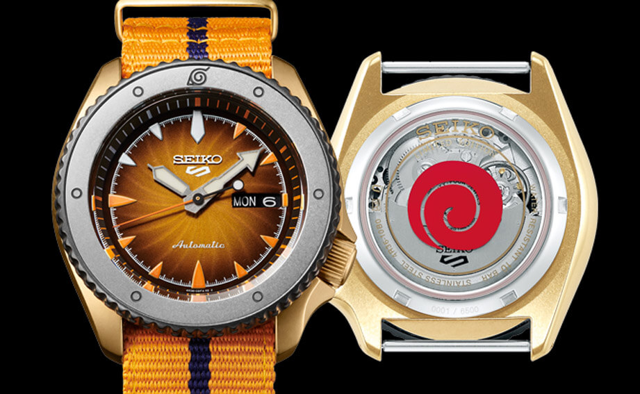 SEIKO 5 Sports與知名動漫火影忍者合推聯名系列