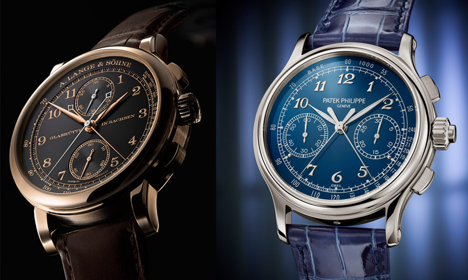 夢幻追針計時錶 朗格1815與百達翡麗5370P比較