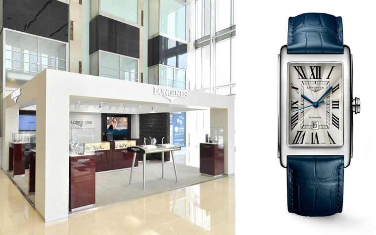 浪琴表高雄汉神巨蛋快闪店展出DolceVita多情系列等最新手表款式