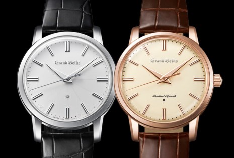 GRAND SEIKO分別推出鉑金與玫瑰金限量款紀念重要里程碑
