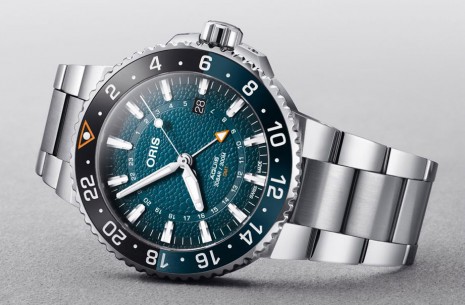 ORIS Aquis兩地時間潛水錶以鯨鯊為題打造出限量款式